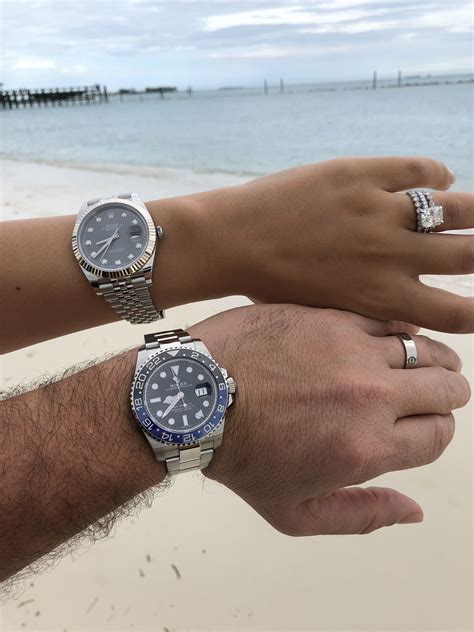 rolex couple watch set|his and her rolex set.